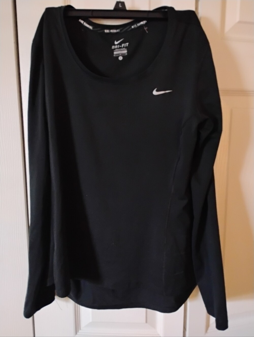 Long Sleeve Ladies Nike Quick Dry Running Tee Breathable